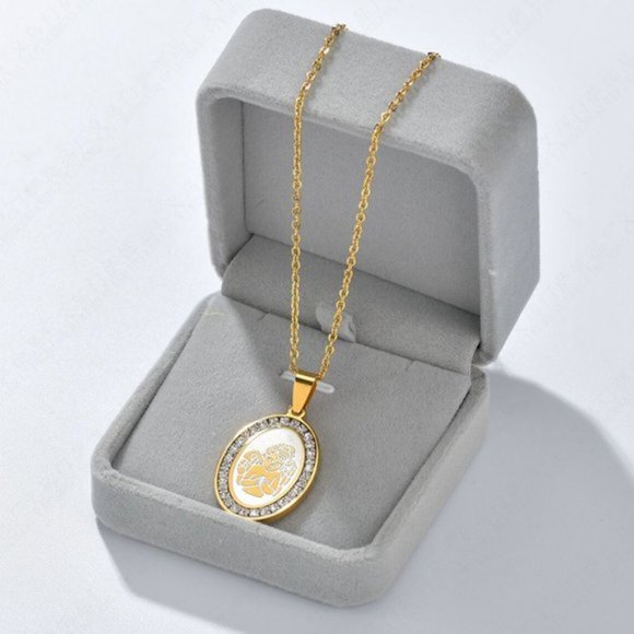 18K Gold plated Angele Necklace - Picture 2 of 9